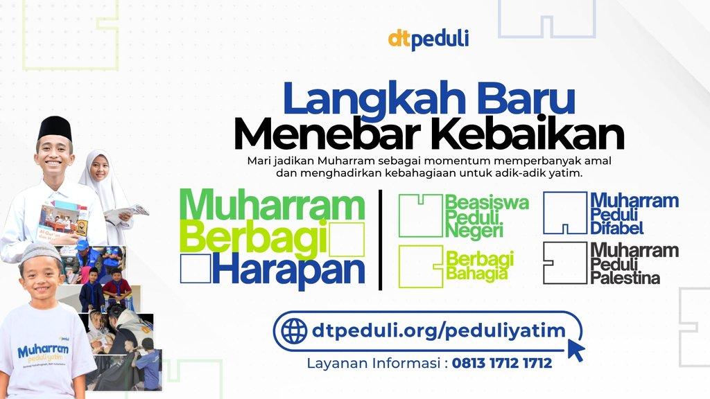 Muharam Berbagi Harapan, DT Peduli Hadirkan Kebahagiaan bagi Yatim, Dhuafa, Difabel, dan Palestina - Cover Image